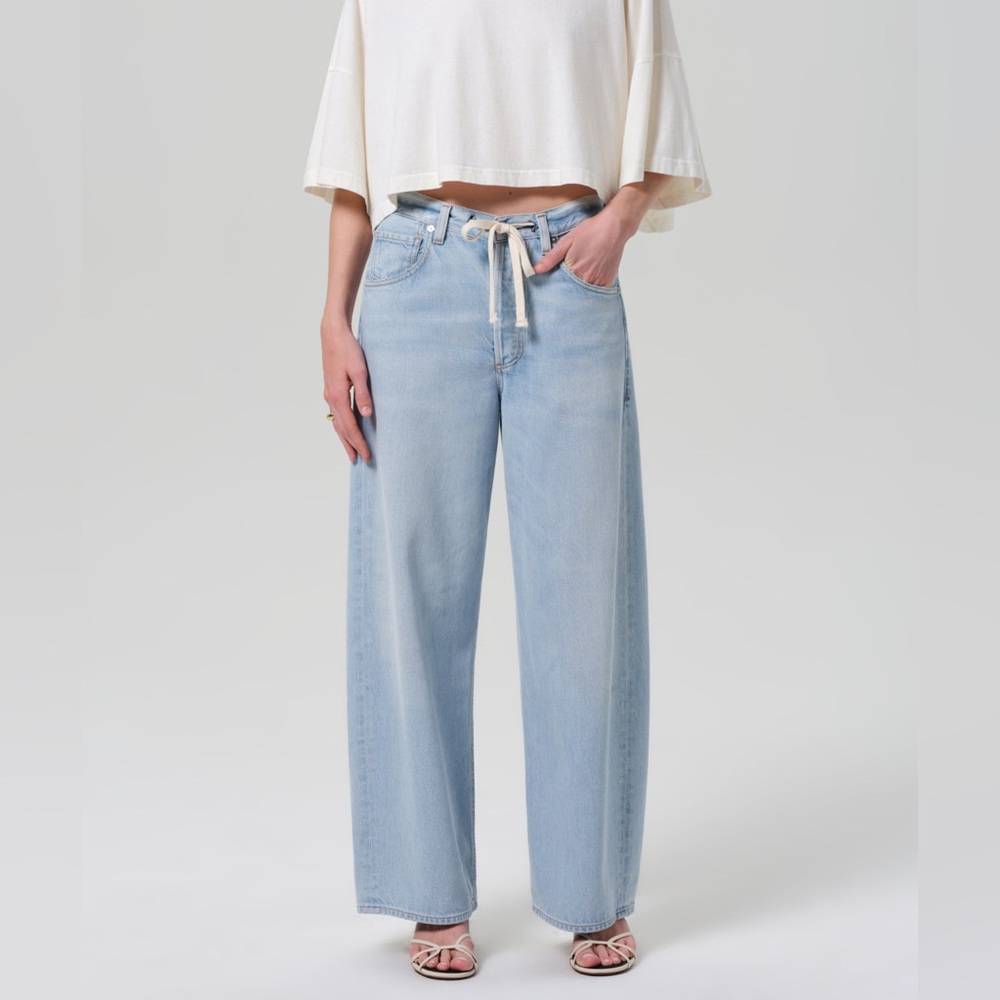 BNWT CITIZENS of HUMANITY Brynn Drawstring Trouser in Portola Size 26